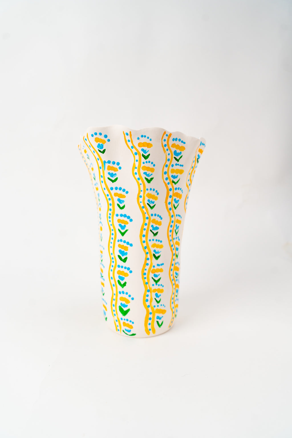 Jarra Folho Yellow Blue