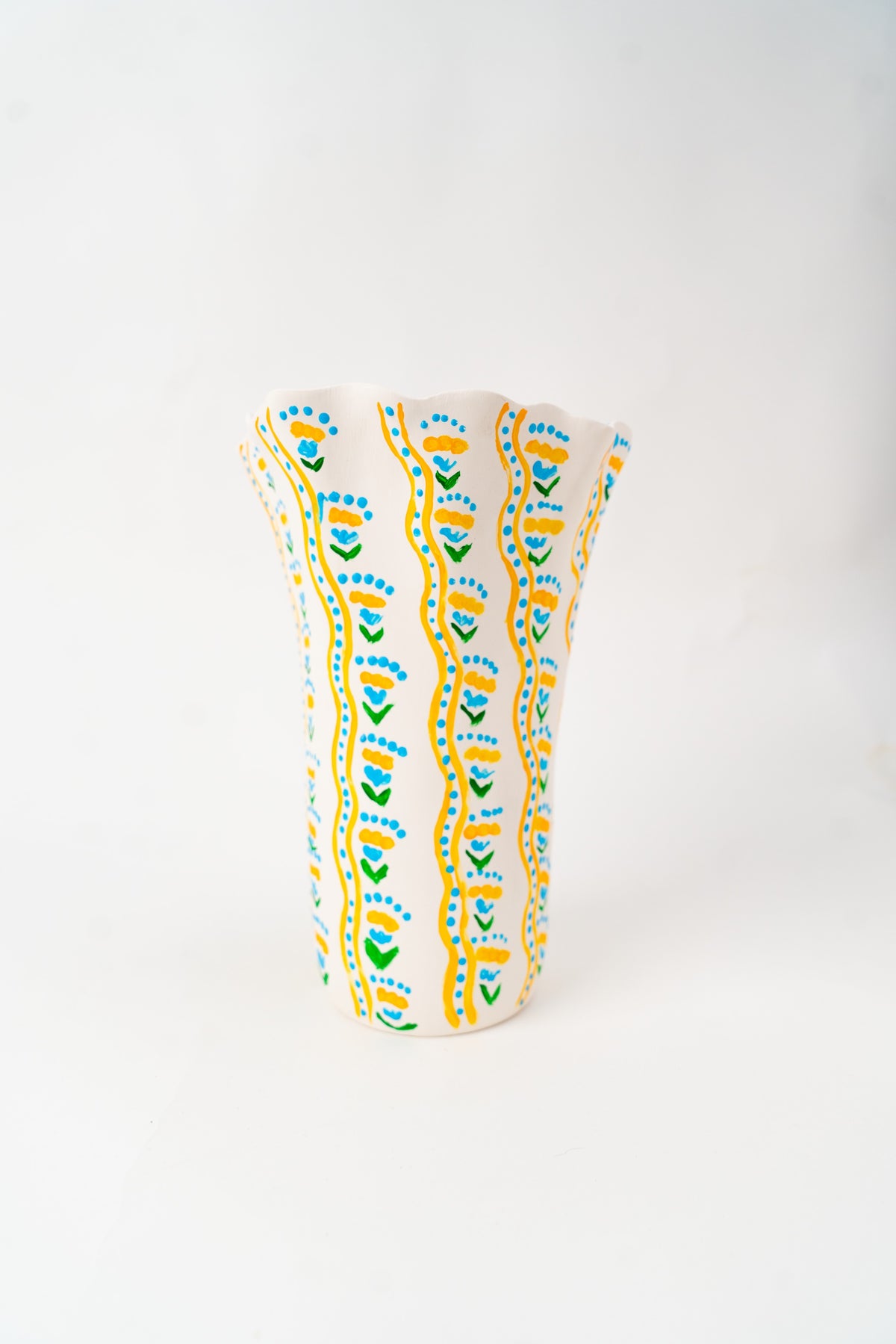 Jarra Folho Yellow Blue