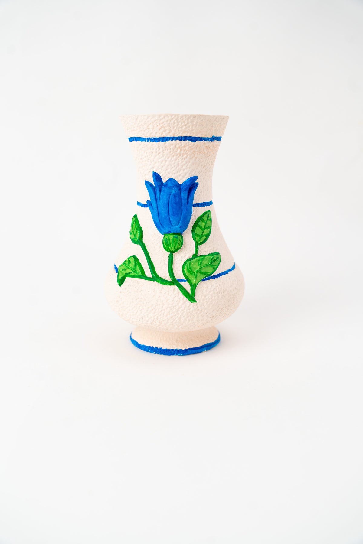 Jarra Flor Relevo blue